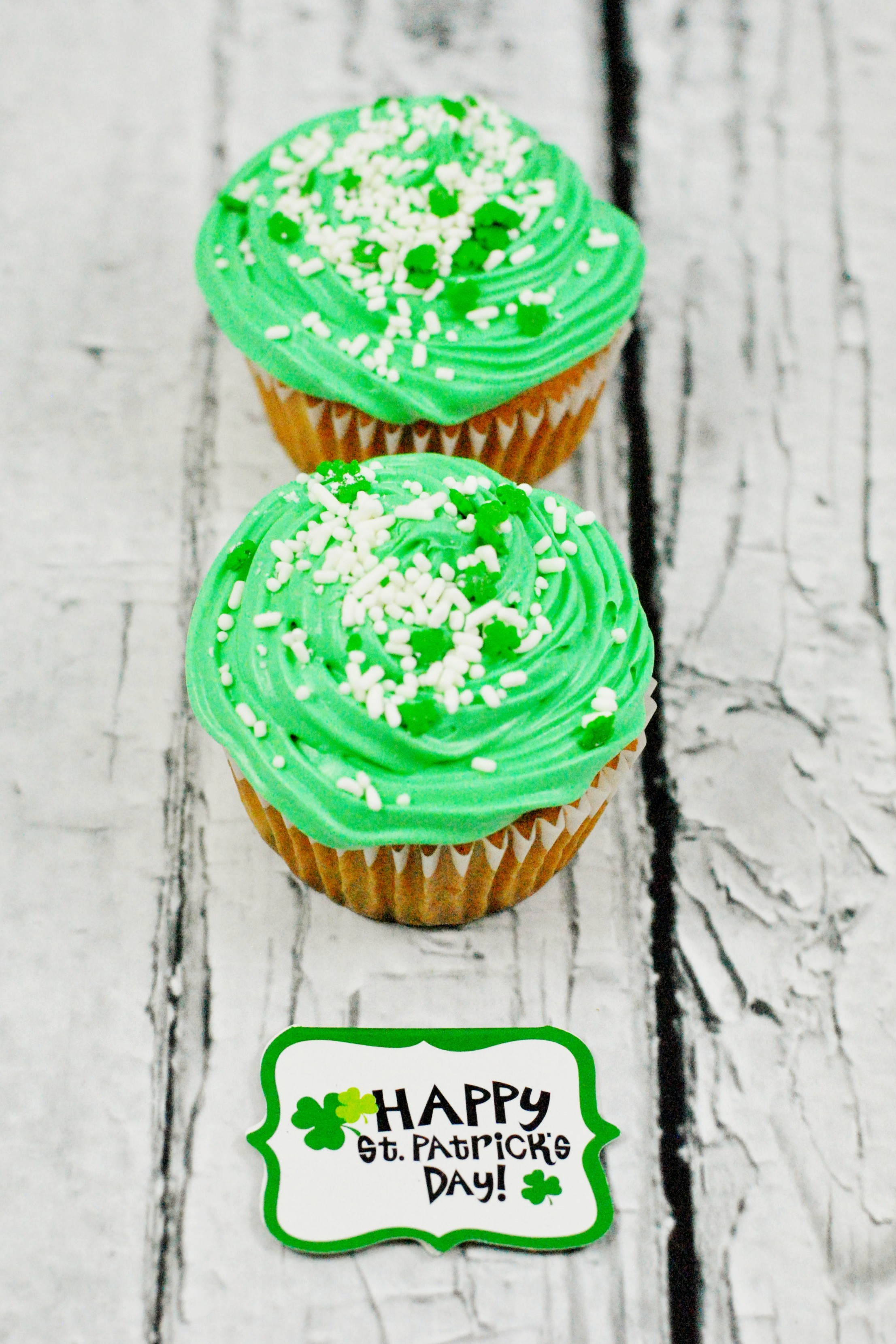St. Patrick’s Day Surprise Inside Cupcake Recipe