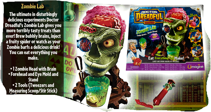 Doctor Dreadful Dr.Dreadful Zombie Lab Classic Toys DE7812086