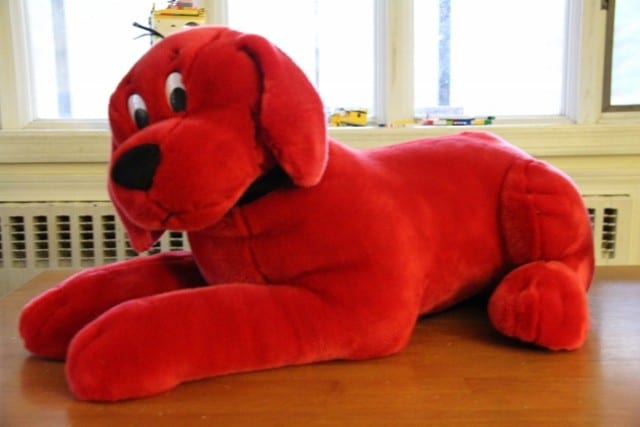 pillow pets clifford the big red dog