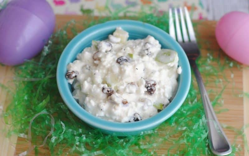 Bunny Salad aka White Rabbit Salad for Easter from This Mama Loves