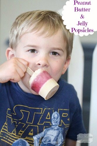 peanut butter and jelly popsicles