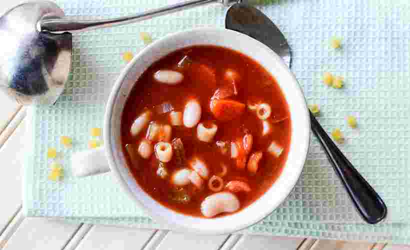 Pasta Fagioli Soup in the Crock Pot