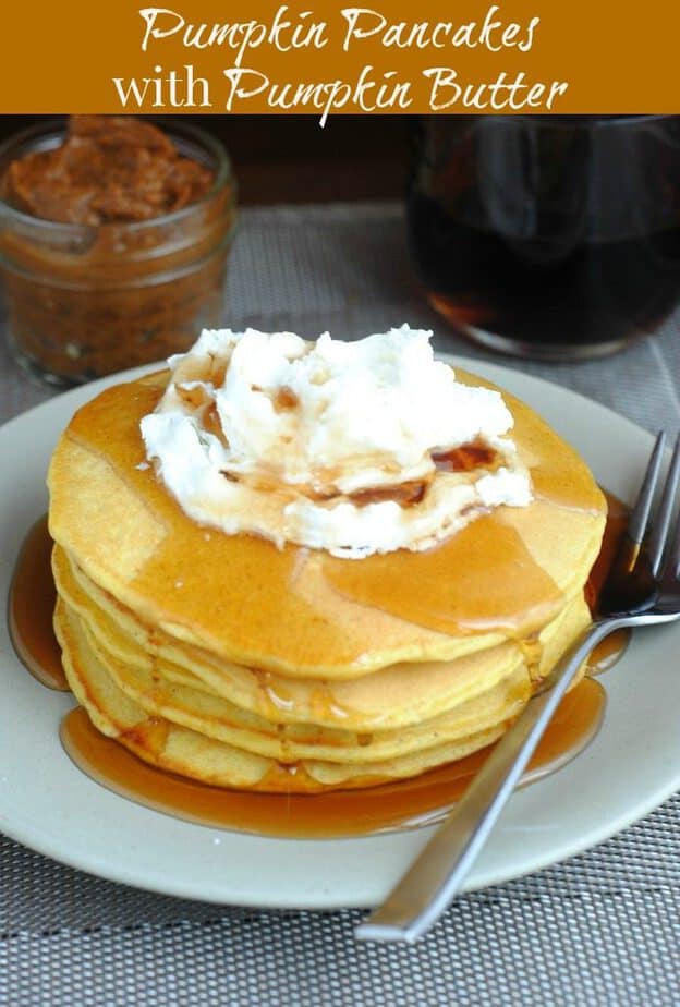 Pumpkin Recipe: Pumpkin Butter and Pancakes - This Mama Loves