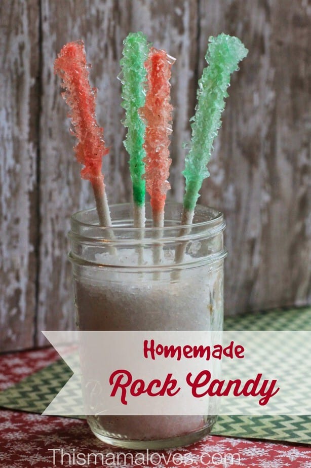Homemade rock candy recipe - how to make rock candy