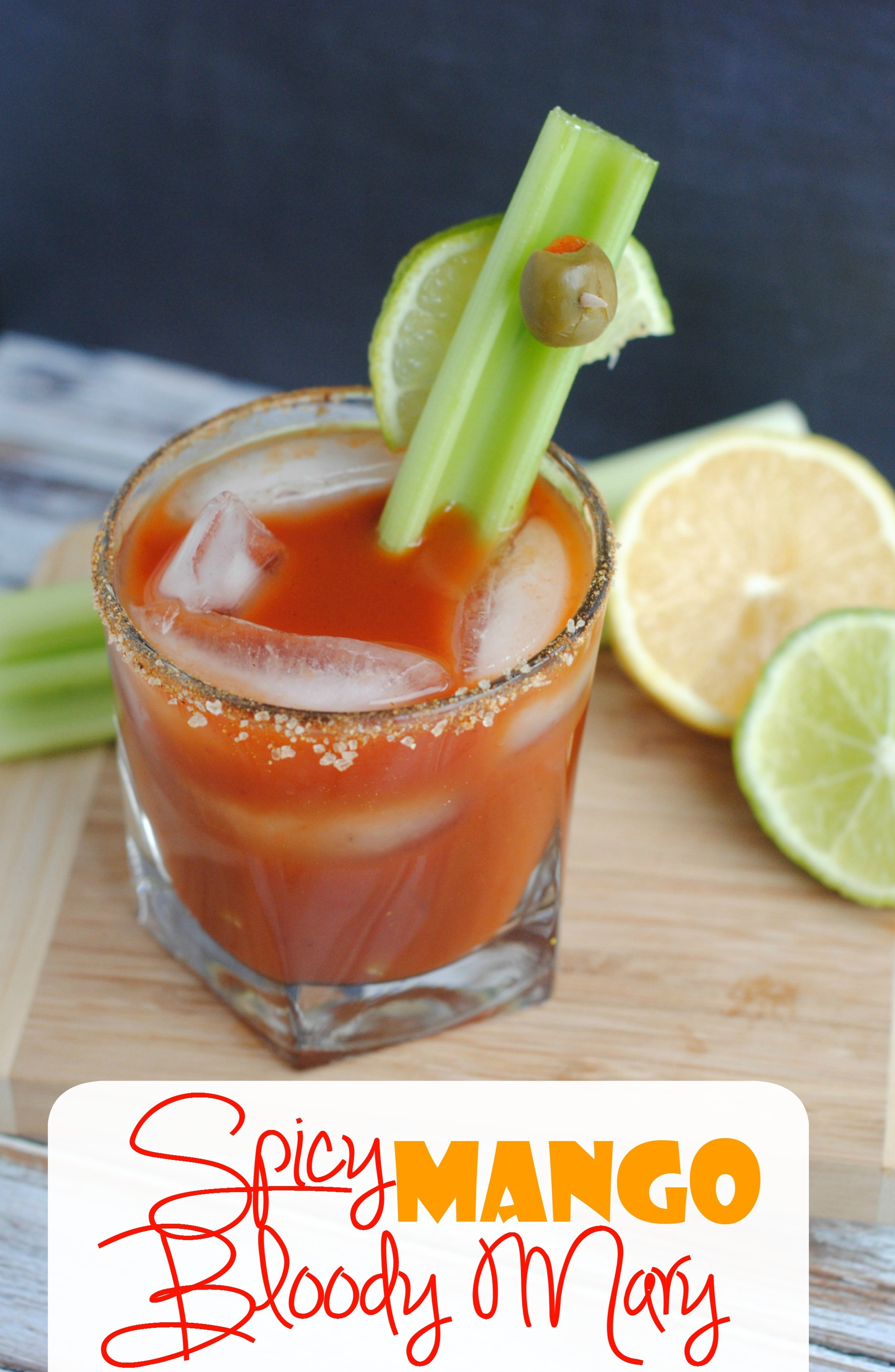 Spicy Mango Bloody Mary | This Mama Loves