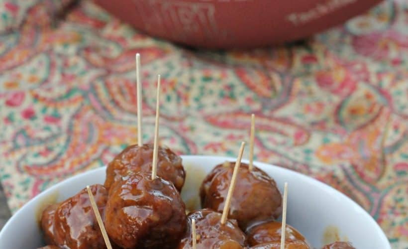 Chipotle Pineapple Meatballs - This Mama Loves