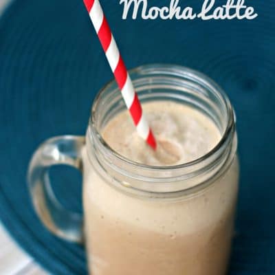 5 Minute Frozen Mocha Latte Recipe + Tips to grab some “me” time!