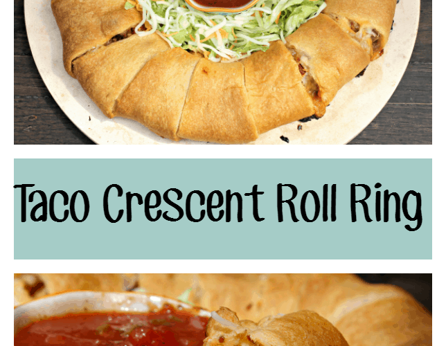 Taco Crescent Roll Ring pin