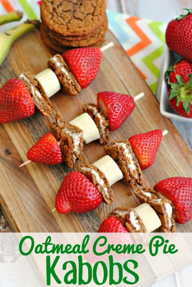 Oatmeal Crème Pie Kabobs - This Mama Loves