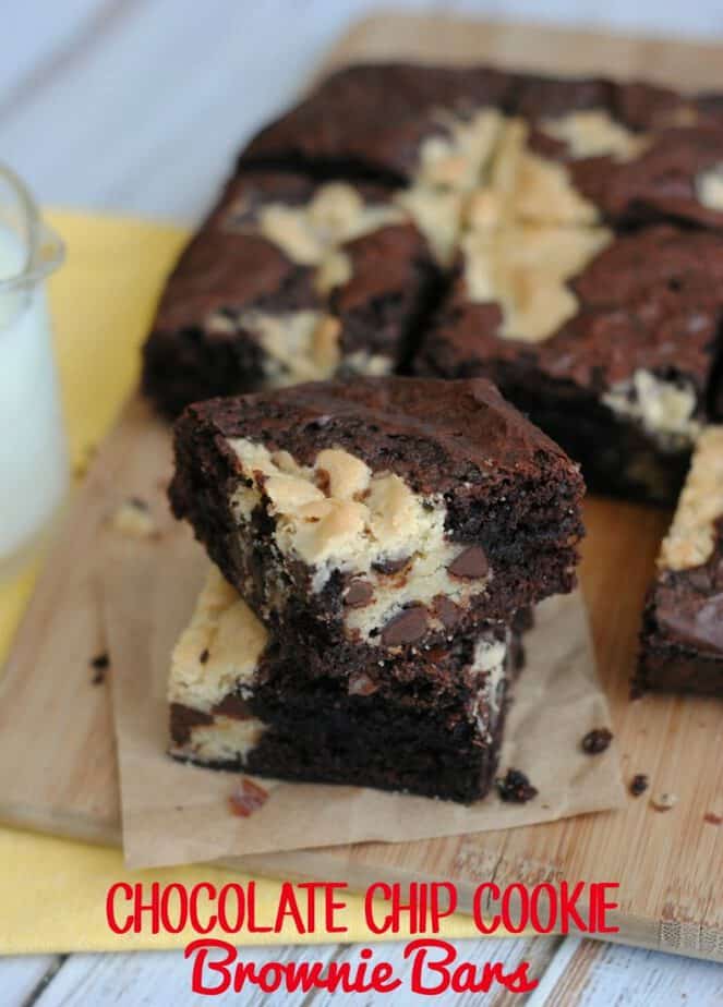 brownie chocolate chip cookie bars