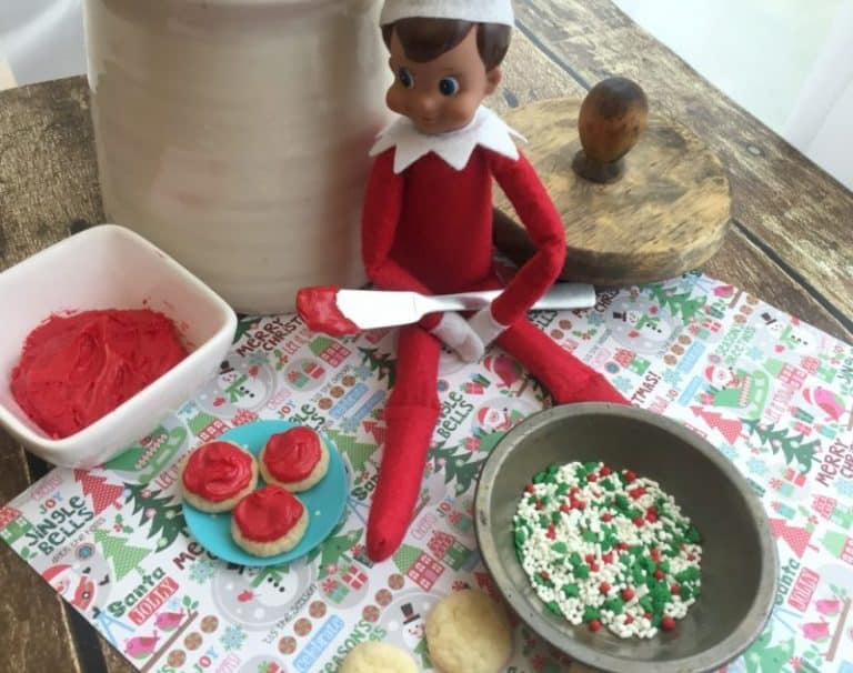 Elf on the Shelf Elf Sized Christmas Cookies - This Mama Loves