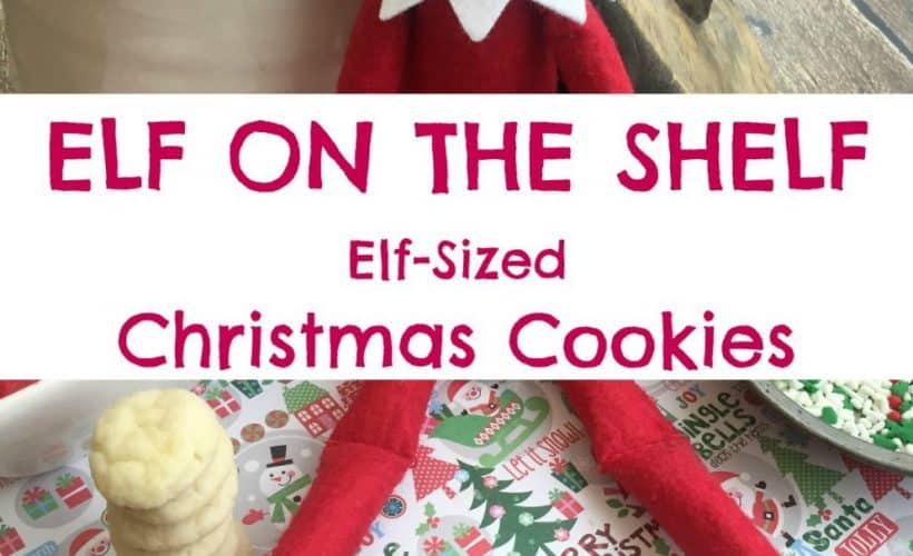 Elf on the Shelf Elf Sized Christmas Cookies from This Mama Loves