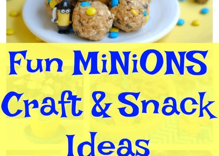 Fun Minions Craft and Snack Ideas #DespicableMe3#DM3Family