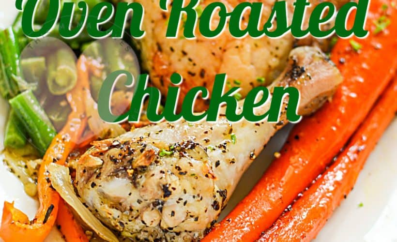 Low Carb Oven Roasted Chicken Sheet Pan Dinner Recipe