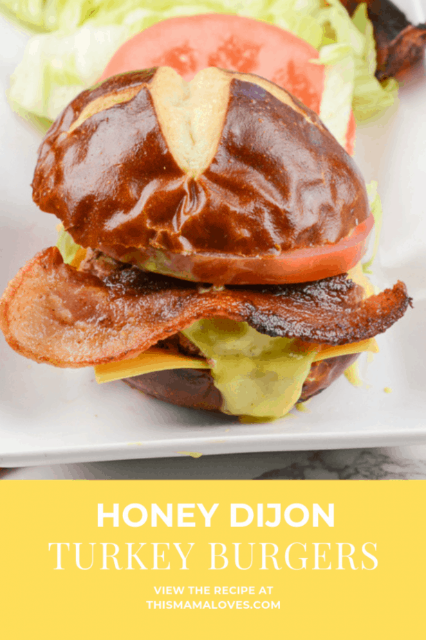 Honey Dijon Turkey Burger This Mama Loves