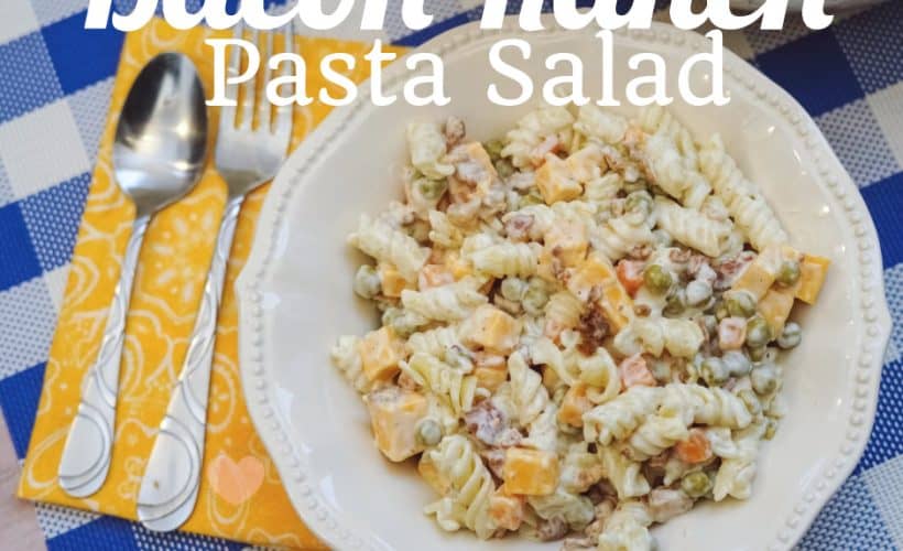 Bacon Ranch Pasta Salad Recipe