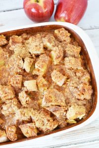 Overnight Apple Cinnamon French Toast Casserole - This Mama Loves