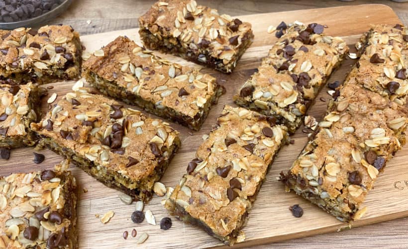 recipe for Copycat Simply Delicious Snack Bars Chocolate Chip Oatmeal Snack Bars